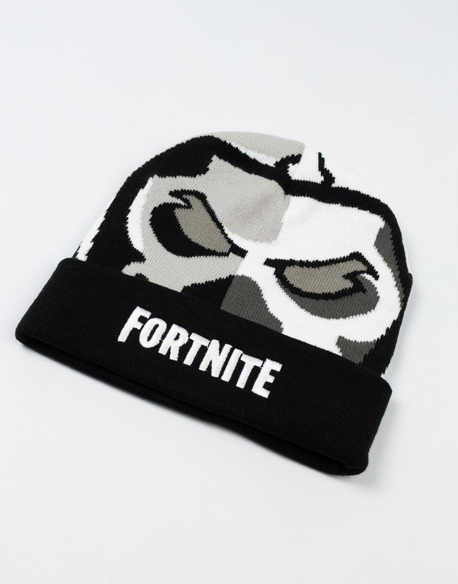 Vanilla Underground Fortnite Kids Black Beanie Hat
