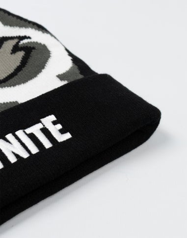 Vanilla Underground Fortnite Kids Black Beanie Hat