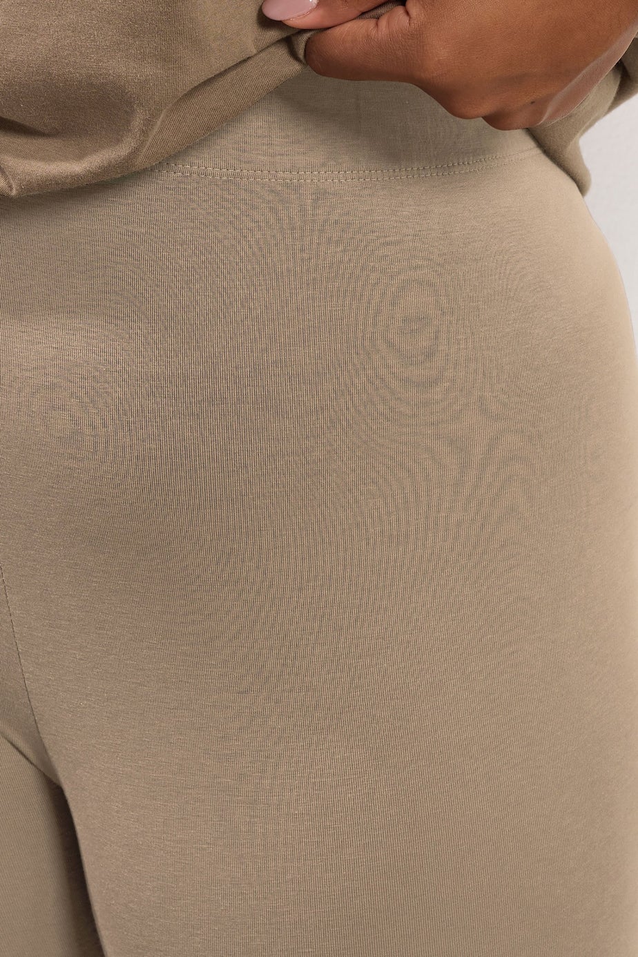 Yours Curve Natural Brown Leggings