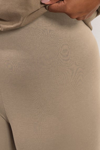 Yours Curve Natural Brown Leggings