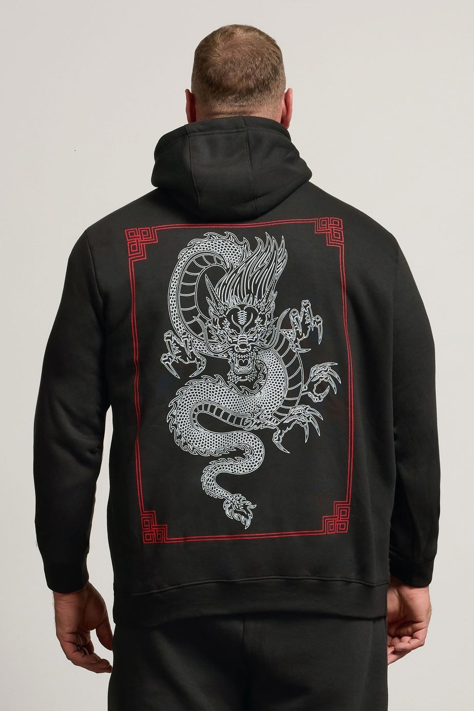 BadRhino Black Dragon Graphic Hoodie