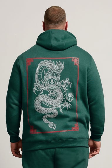BadRhino Green Dragon Graphic Hoodie