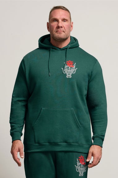 BadRhino Green Dragon Graphic Hoodie