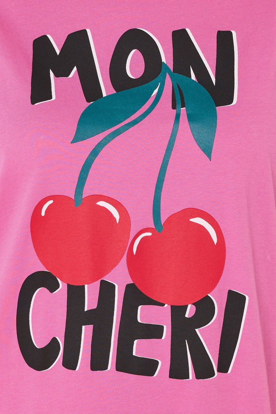 Yours Curve Pink 'Mon Cheri' Sleep Tee Nightdress