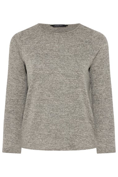 Yours Limited Curve Natural Brown Long Sleeve Top