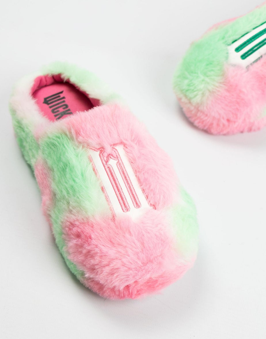 Vanilla Underground Wicked Kids Pink Mule Slippers (Older 12-5)
