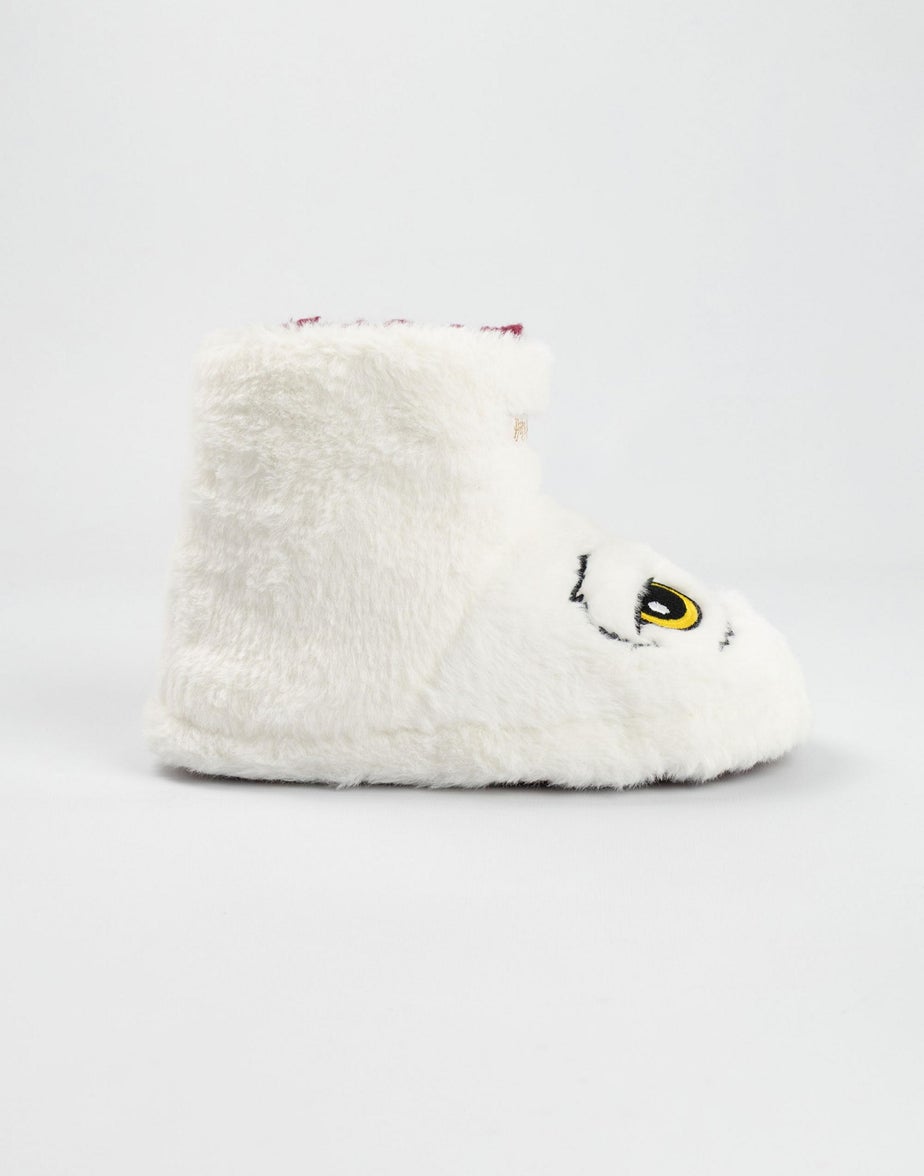 Vanilla Underground Harry Potter Kids White Slipper Boots (Older 12-5)