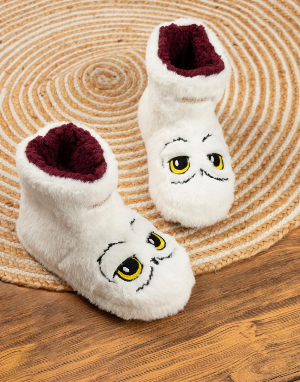 Vanilla Underground Harry Potter Kids White Slipper Boots (Older 12-5)