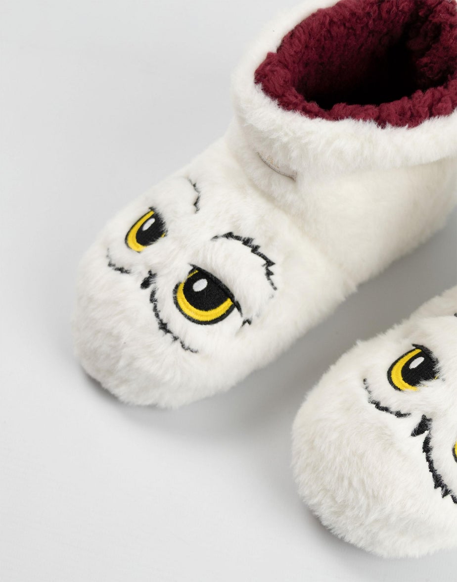 Vanilla Underground Harry Potter Kids White Slipper Boots (Older 12-5)