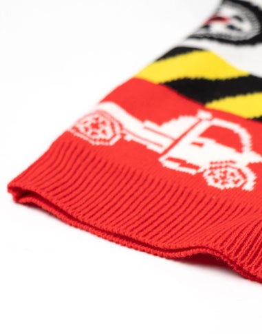 Vanilla Underground Hot Wheels Kids Red Christmas Jumper (3-12yrs)