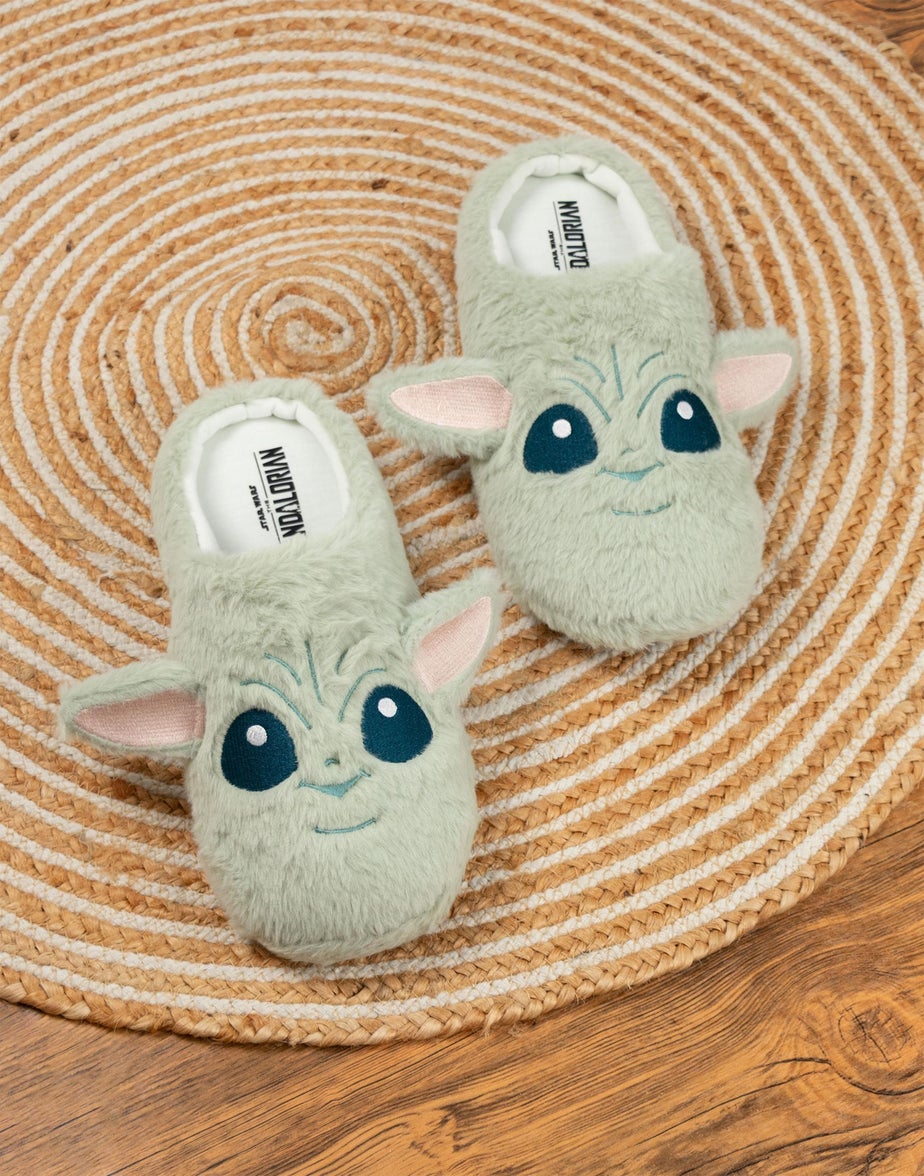 Vanilla Underground Star Wars Adult Green Mule Slippers
