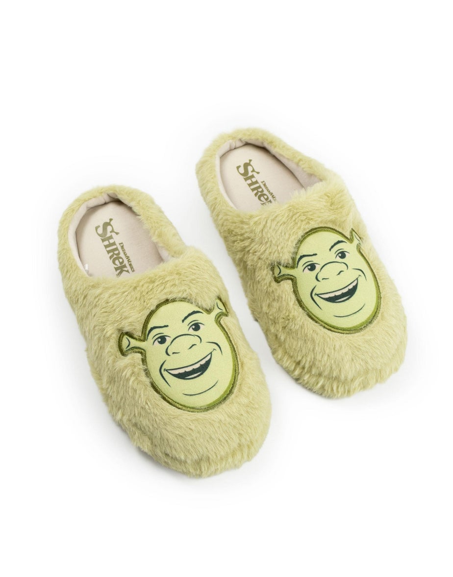 Vanilla Underground Shrek Adult Green Mule Slippers