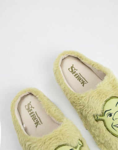 Vanilla Underground Shrek Adult Green Mule Slippers