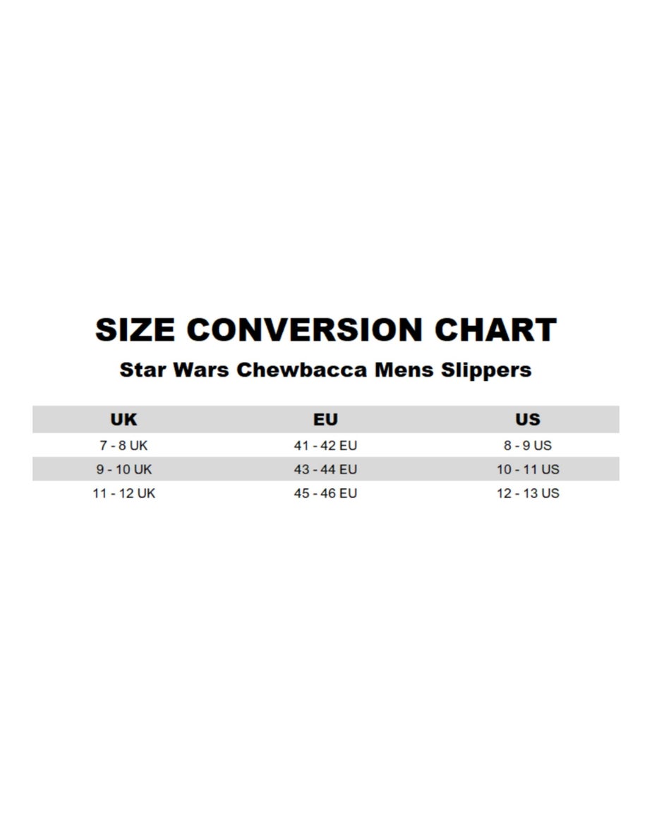 Vanilla Underground Star Wars Adult Brown Mule Slippers