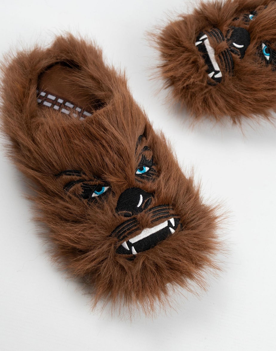 Vanilla Underground Star Wars Adult Brown Mule Slippers