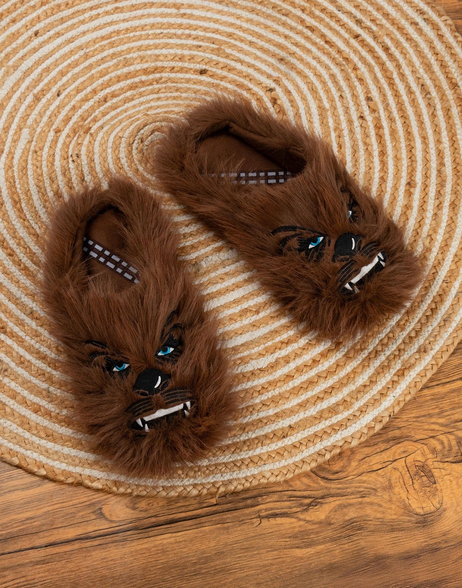 Vanilla Underground Star Wars Adult Brown Mule Slippers