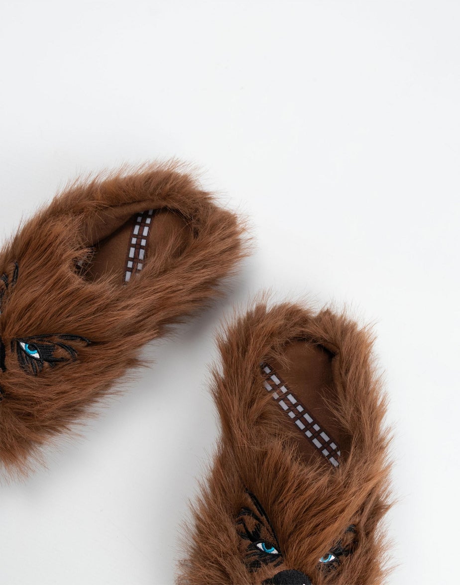 Vanilla Underground Star Wars Adult Brown Mule Slippers