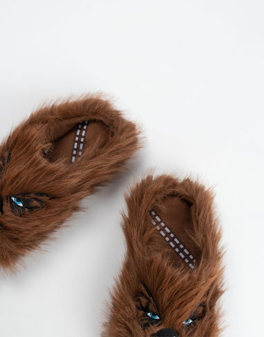 Vanilla Underground Star Wars Adult Brown Mule Slippers