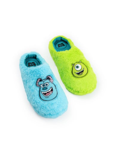Vanilla Underground Disney Monsters Inc Adult Blue Mule Slippers