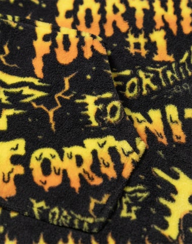 Vanilla Underground Fortnite Kids Black Blanket Hoodie