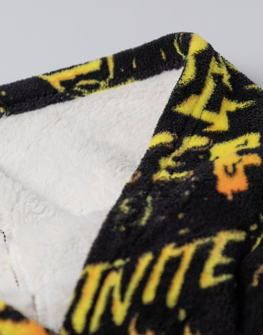 Vanilla Underground Fortnite Kids Black Blanket Hoodie