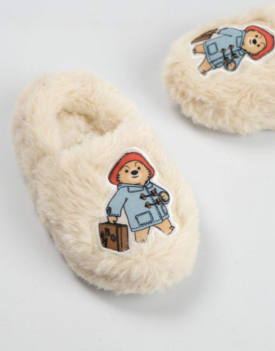 Vanilla Underground Paddington Bear Kids Cream Loafer Slippers (Younger 6-Older 5)