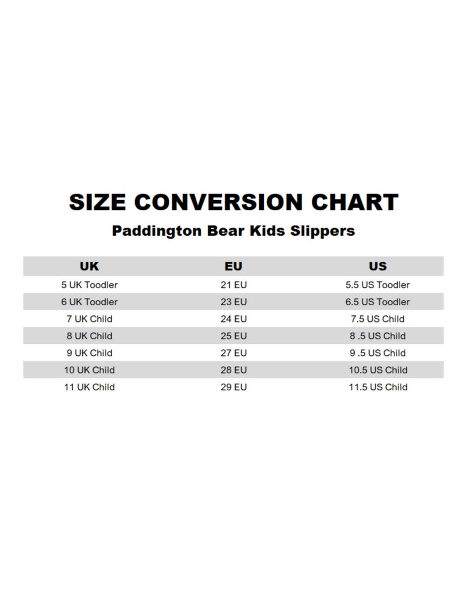 Vanilla Underground Paddington Bear Kids Cream Loafer Slippers (Younger 6-Older 5)