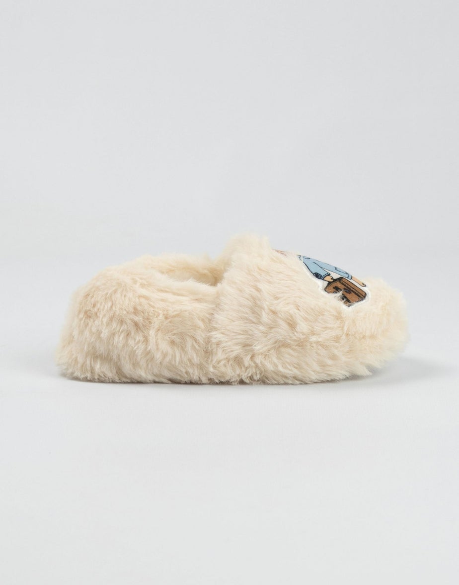 Vanilla Underground Paddington Bear Kids Cream Loafer Slippers (Younger 6-Older 5)