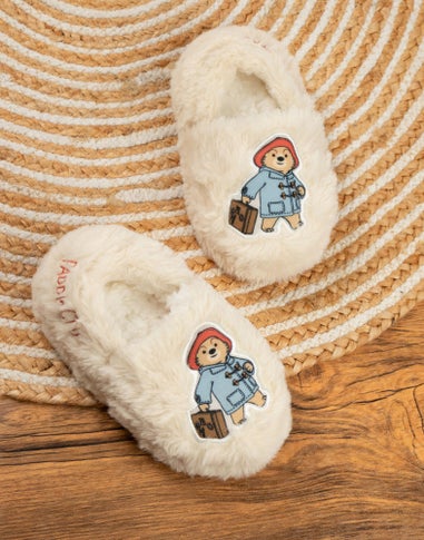 Vanilla Underground Paddington Bear Kids Cream Loafer Slippers (Younger 6-Older 5)