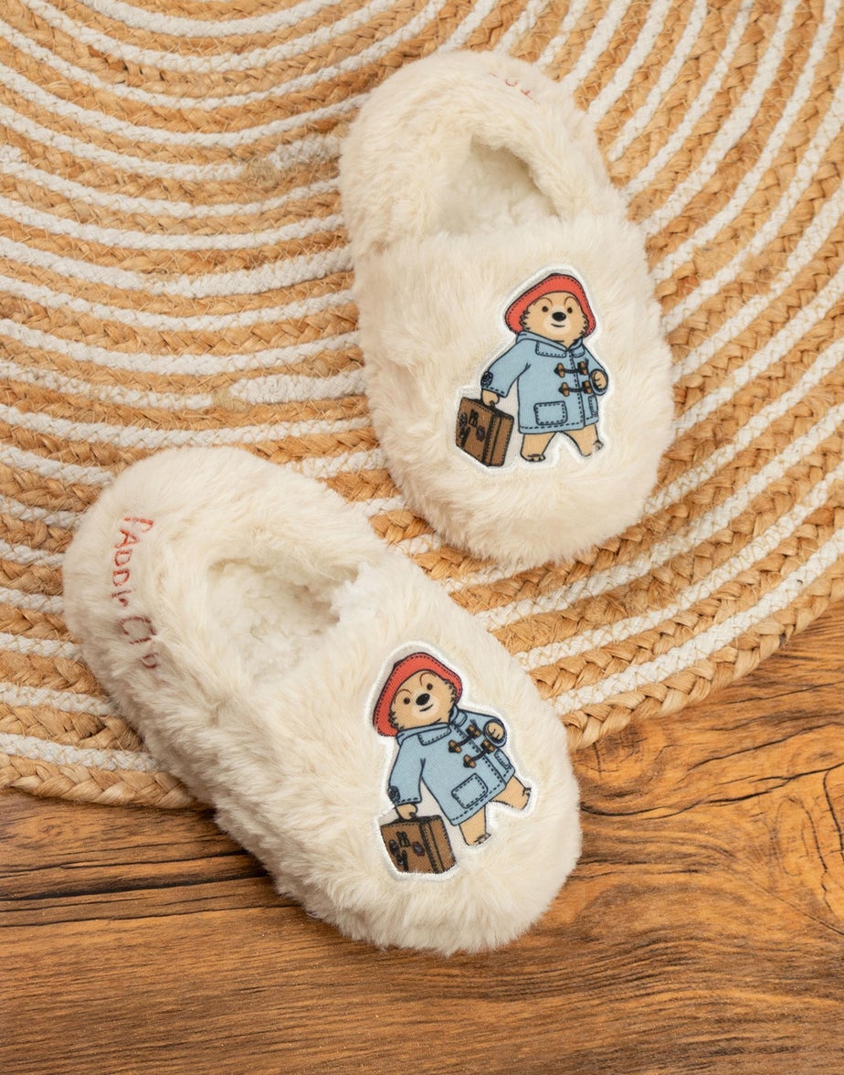 Vanilla Underground Paddington Bear Kids Cream Loafer Slippers (Younger 6-Older 5)