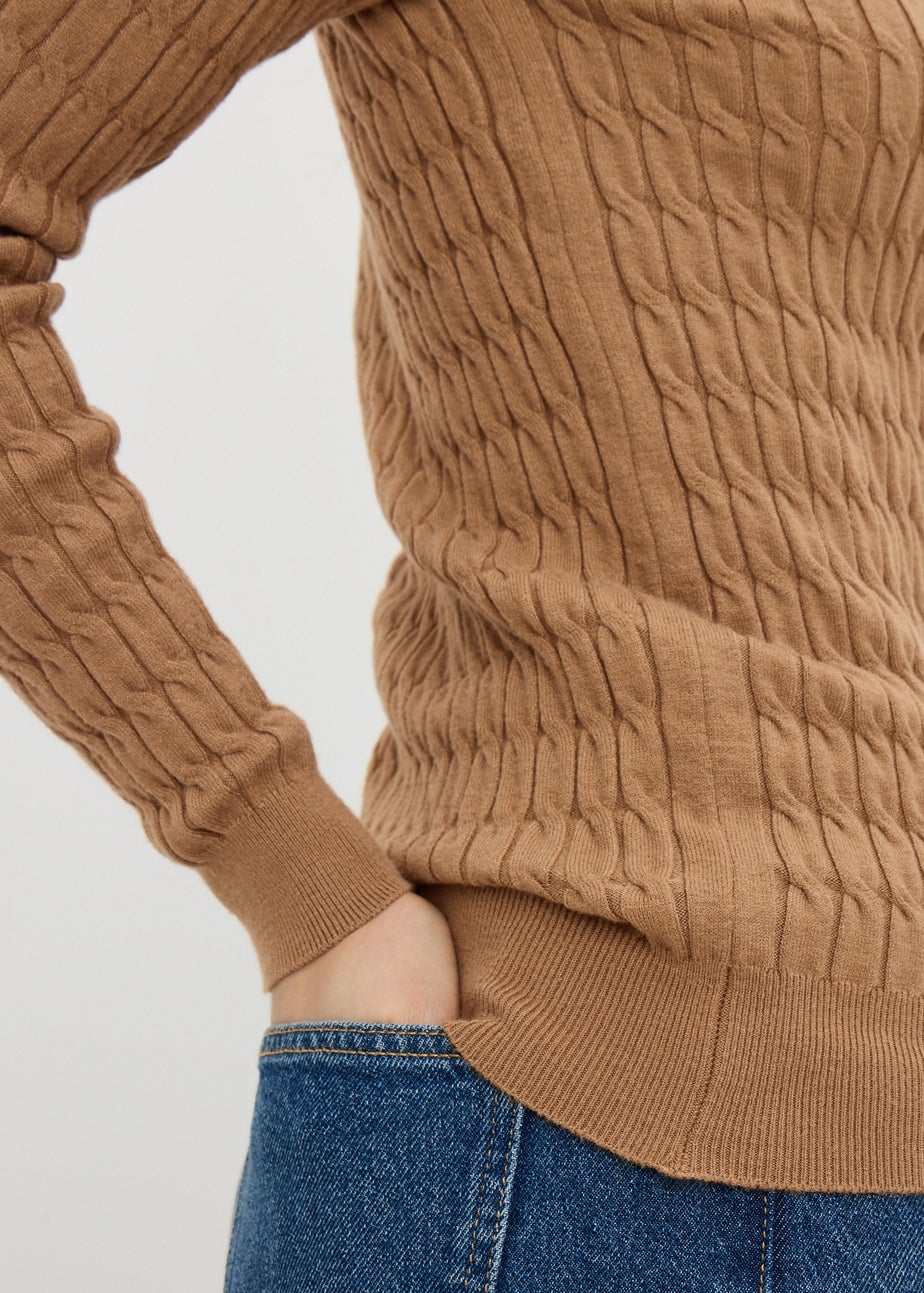 Camel Baby Cable Jumper