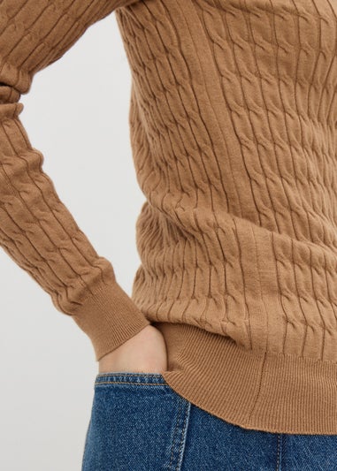 Camel Baby Cable Jumper