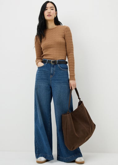 Camel Baby Cable Jumper