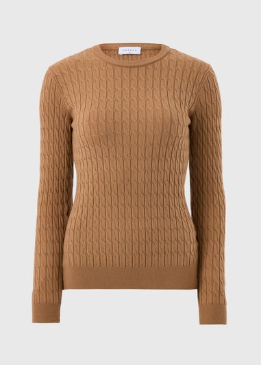Camel Baby Cable Jumper