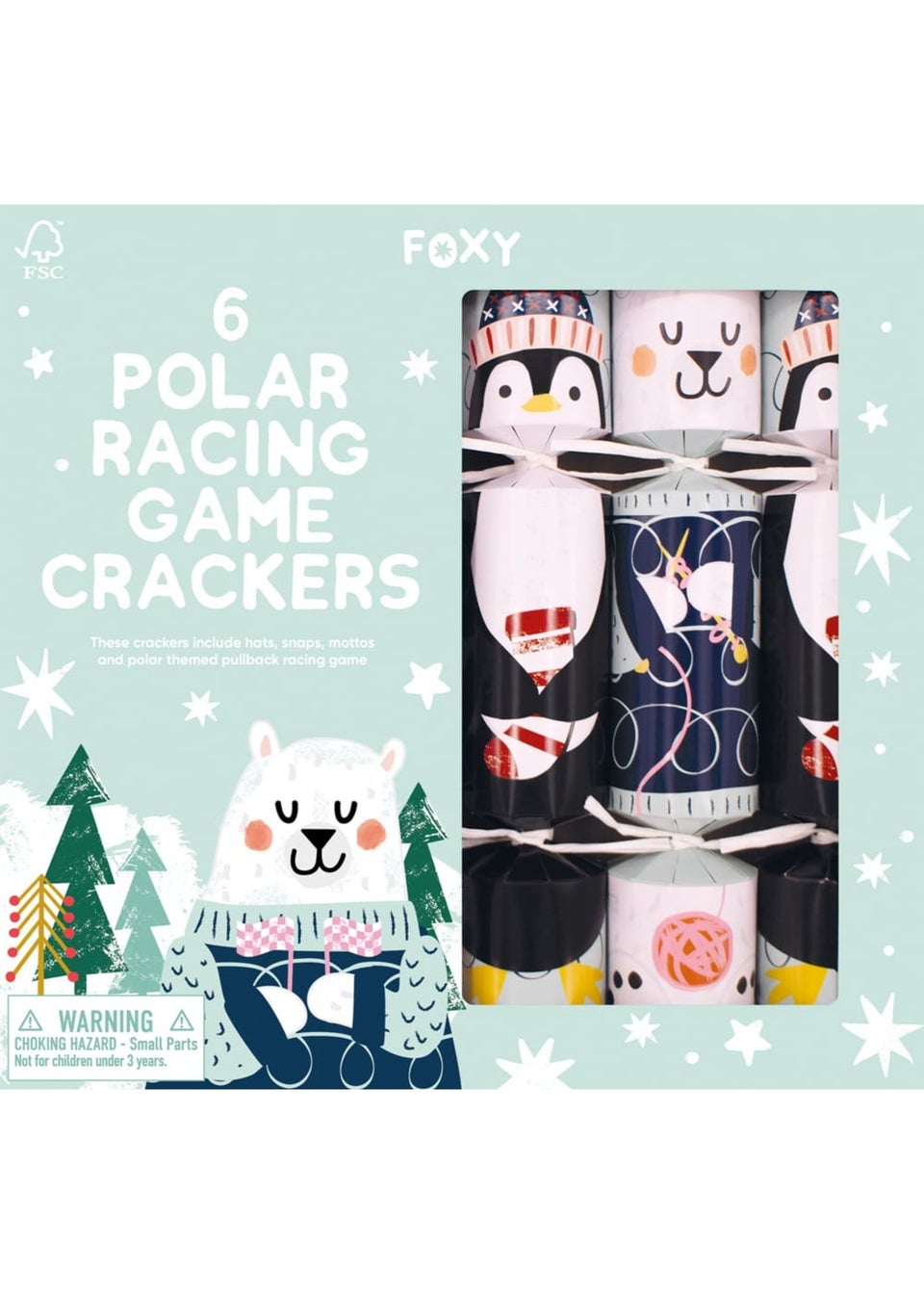 Heart & Soul Multi Colour Polar Racing 12in Crackers