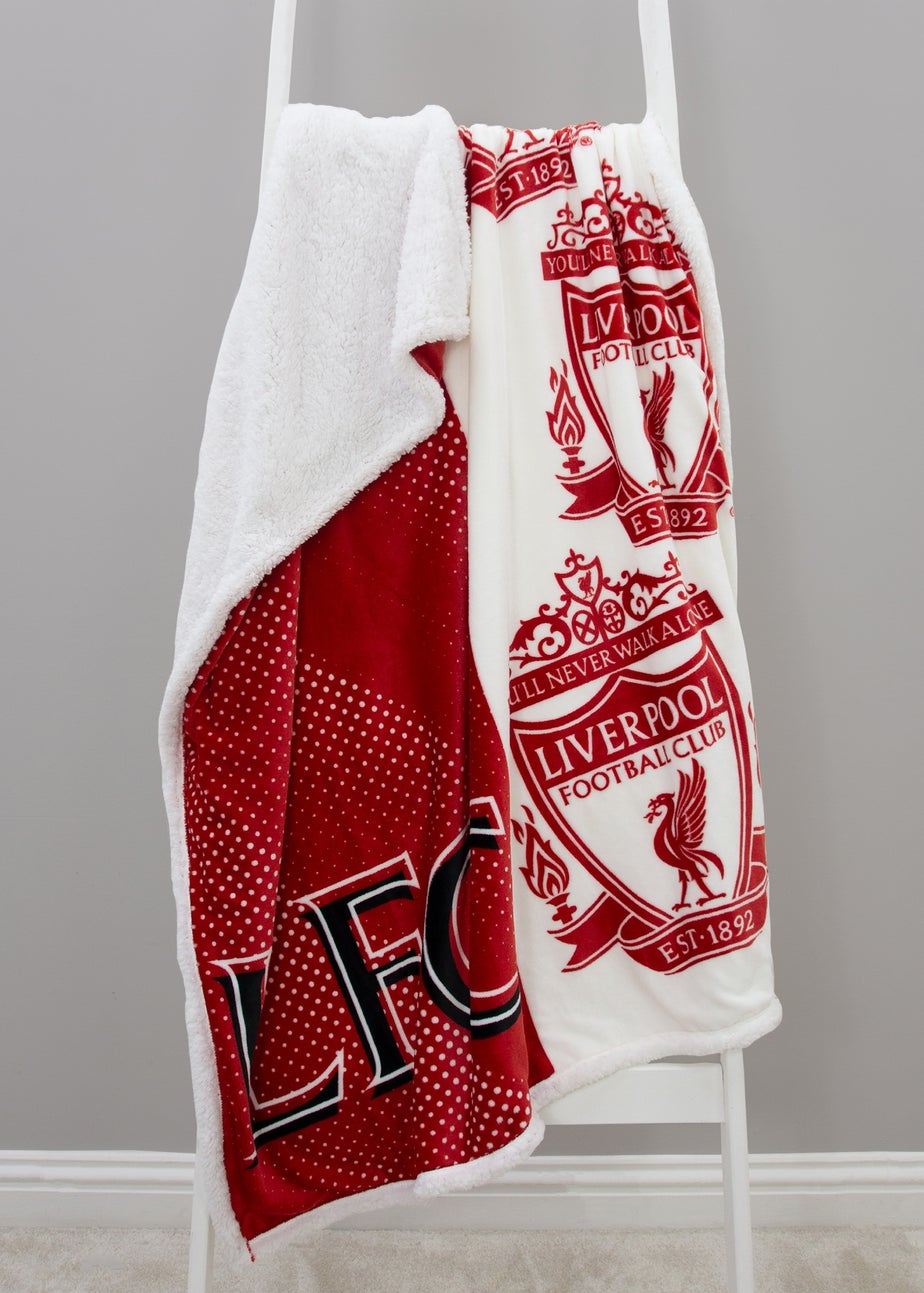 Liverpool FC Red Crested Sherpa Fleece