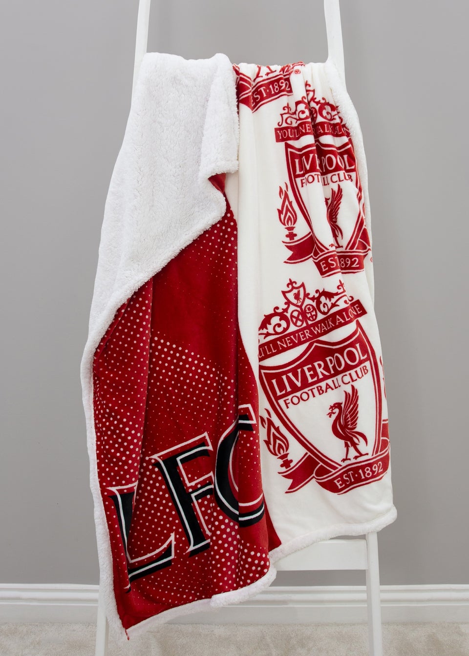 Liverpool FC Red Crested Sherpa Fleece
