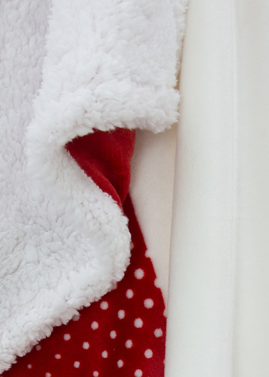 Liverpool FC Red Crested Sherpa Fleece