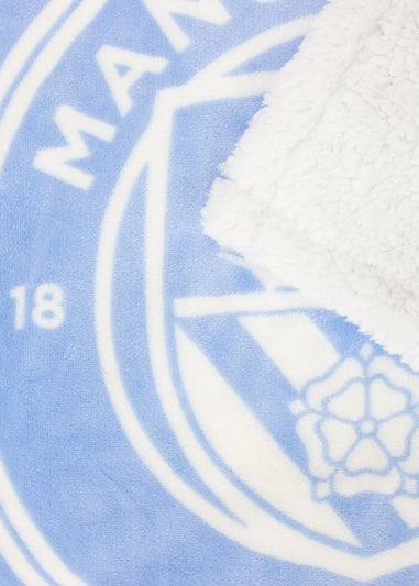 Manchester City Blue Tackle Sherpa Fleece