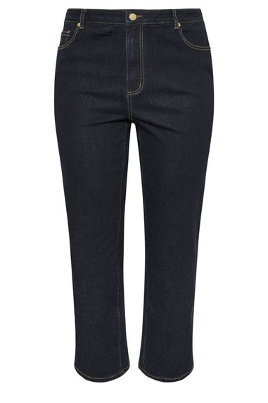 Evans Curve Indigo Blue Premium Wide Leg Jeans