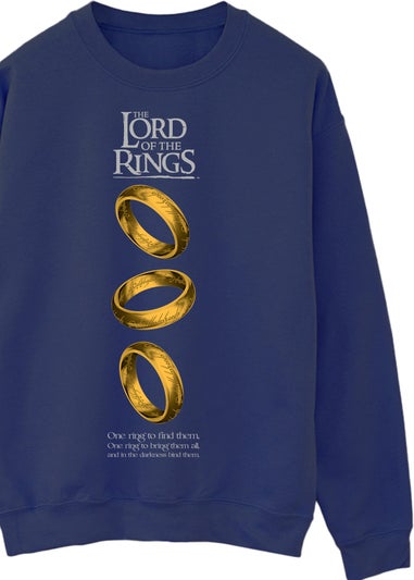 Lord Of The Rings Falling Navy Graphic Sweatshirt