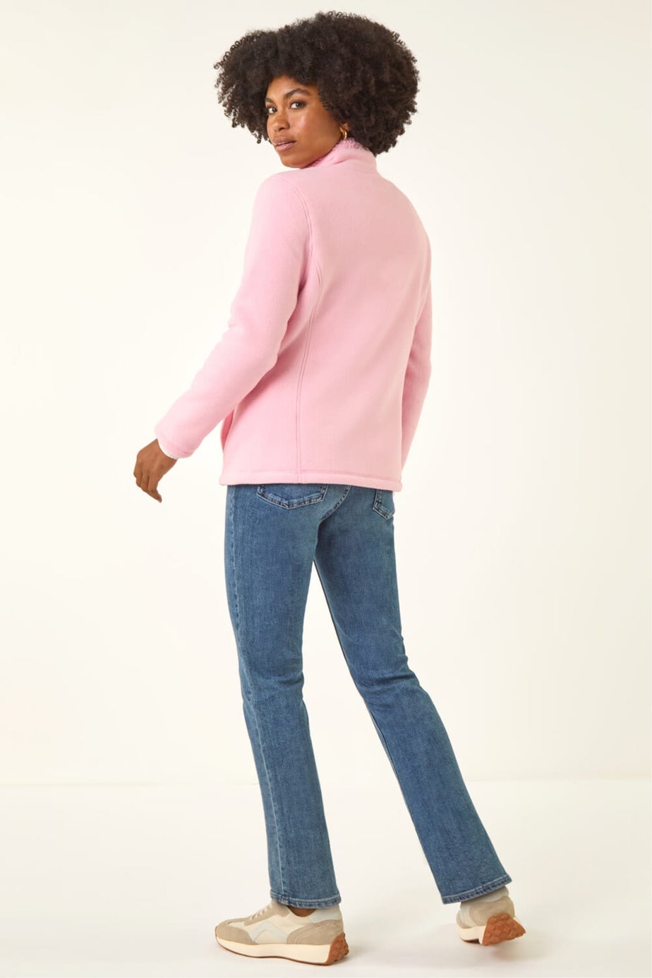 Roman Pink Reversible Fleece Zip Jacket
