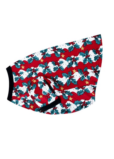 My Christmas Pyjamas Red Mistletoe & Wine Pet One-Piece Matching Pyjamas