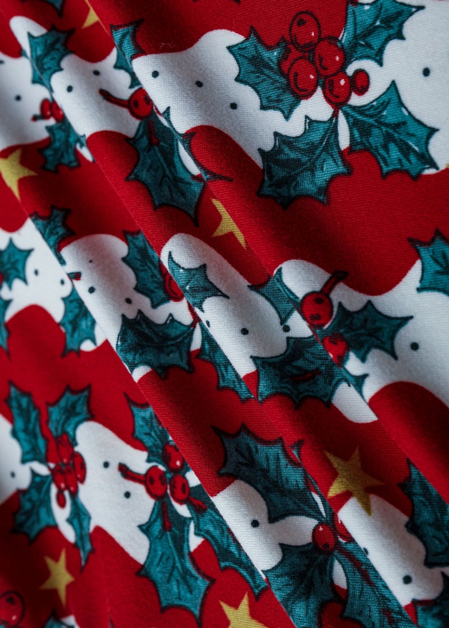 My Christmas Pyjamas Red Mistletoe & Wine Pet Matching Bandana