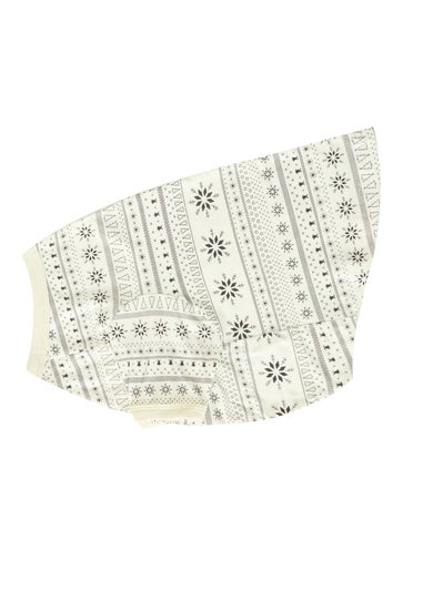 My Christmas Pyjamas Cream Snow White Pet One-Piece Matching Pyjamas