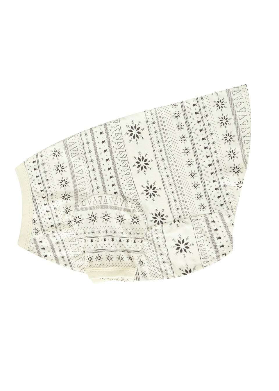 My Christmas Pyjamas Cream Snow White Pet One-Piece Matching Pyjamas