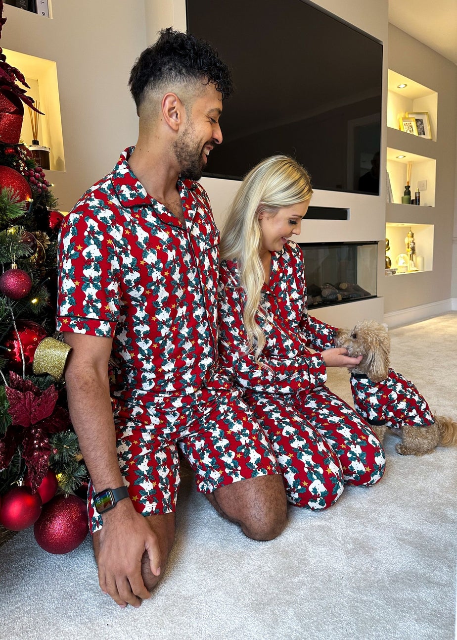 My Christmas Pyjamas Cream Snow White Pet Matching Bandana