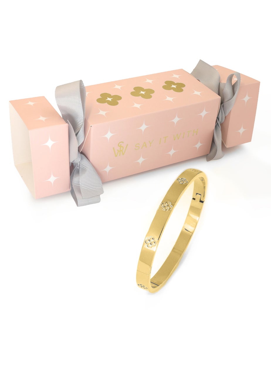 Say It With Yellow Gold Christmas Cracker
