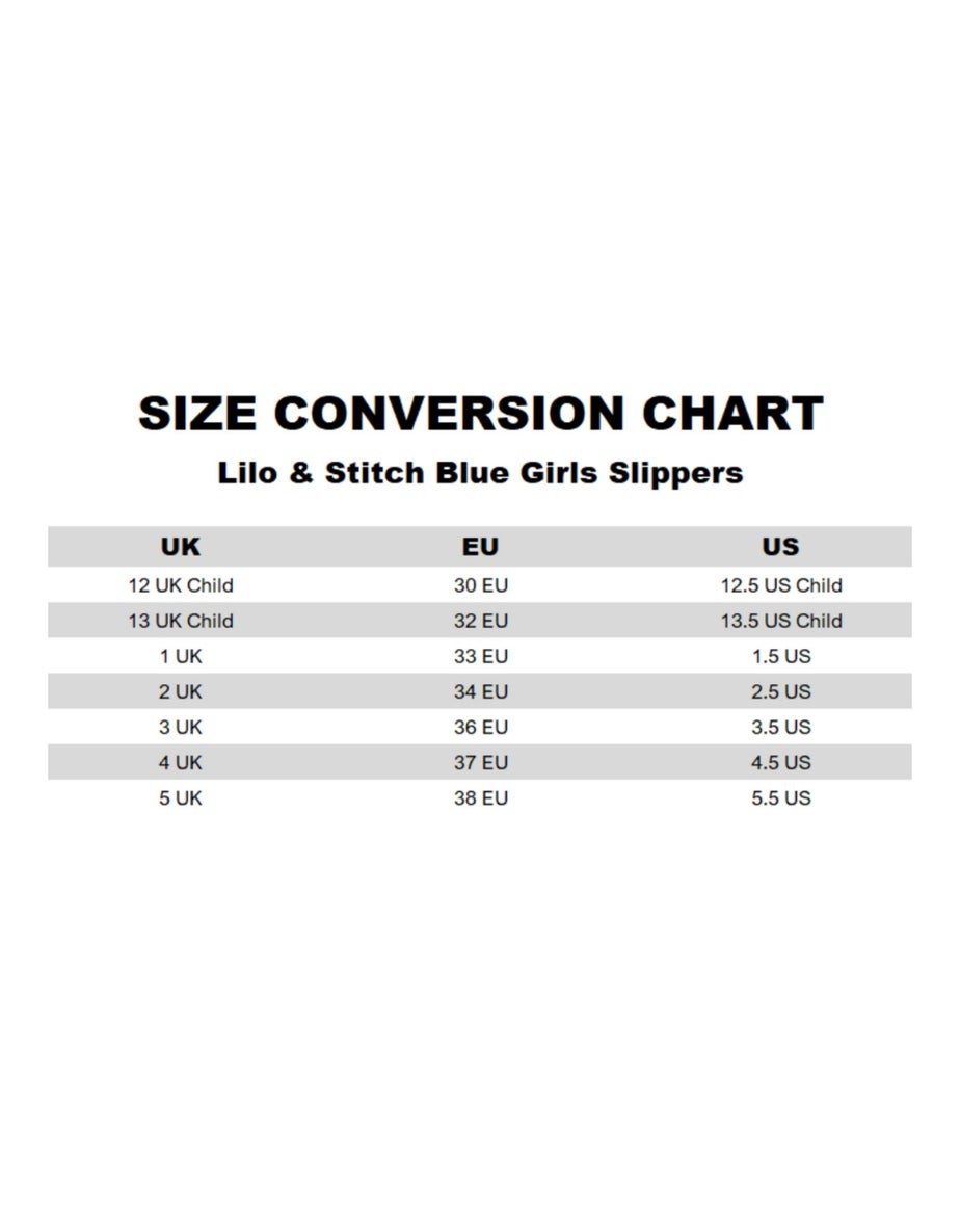 Vanilla Underground Disney Lilo & Stitch Kids Blue Loafer Slippers (Older 12-5)