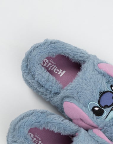 Vanilla Underground Disney Lilo & Stitch Kids Blue Loafer Slippers (Older 12-5)